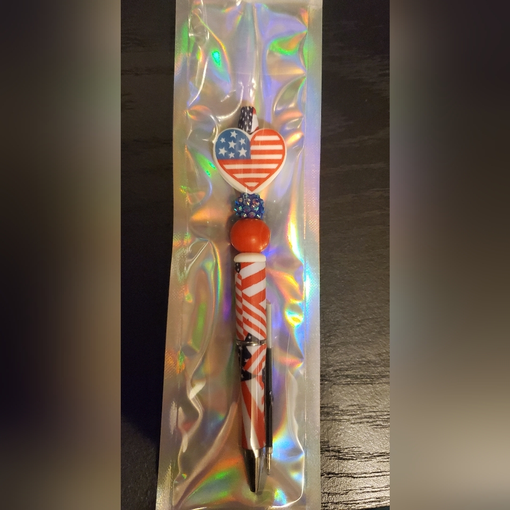 Beaded pen